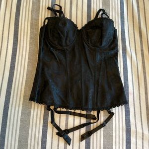 Fredrick’s of Hollywood corset back bustier